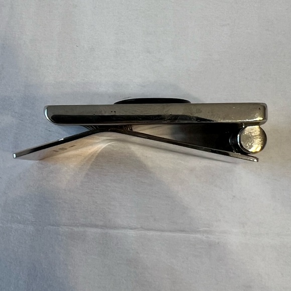 GUCCI Interlocking GG Black Silver Tone Money‎ Clip - Picture 5 of 6